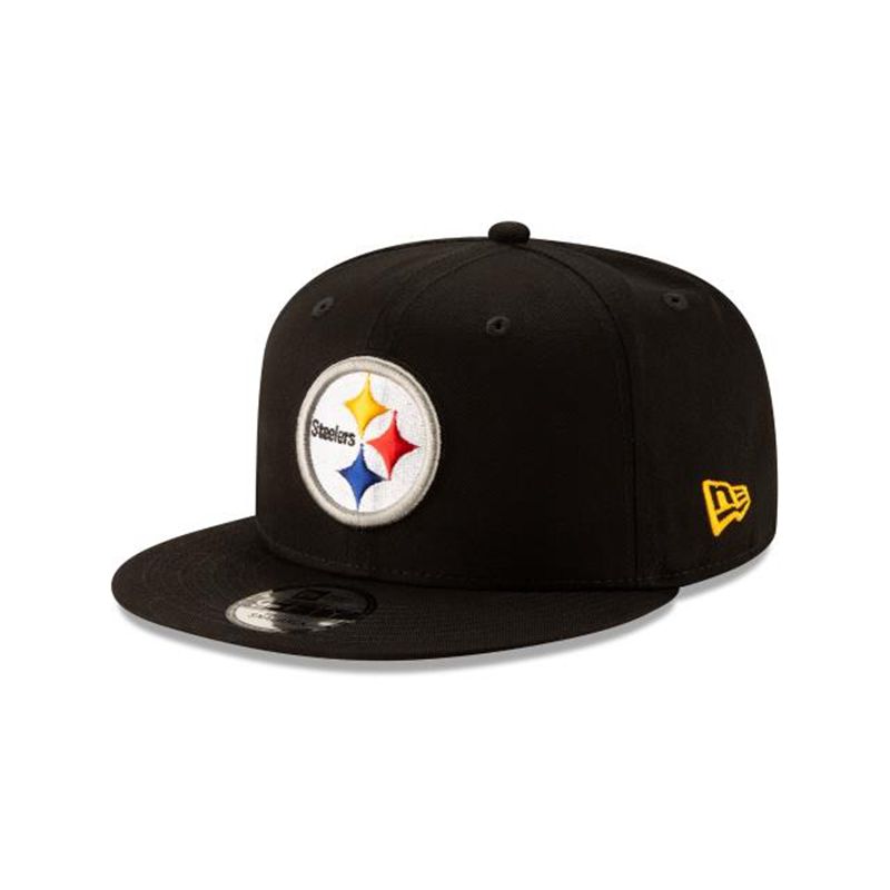 NFL Pittsburgh Steelers Basic 9Fifty Snapback (PDO9363) - Black New Era Caps